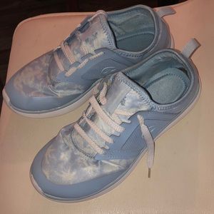 Blue Champion tennis shoes